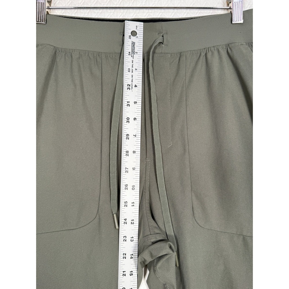 Lululemon ABC workout Jogger Mens L Olive Green Warpstreme Pants LM5AOJS - Picture 5 of 8